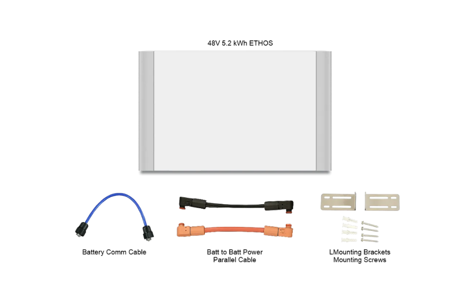 BigBattery ETHOS 3X Expansion Kit 48V 15.36kWh LiFePO4 Battery | K0699