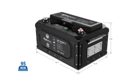 BigBattery 24V HUSKY 2 INV Lithium Battery 5.12kWh 200Ah LiFePO4 with Inverter Communications