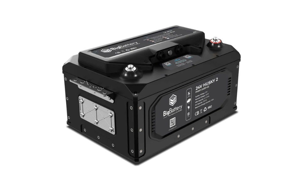 BigBattery 24V HUSKY 2 INV Lithium Battery 5.12kWh 200Ah LiFePO4 with Inverter Communications