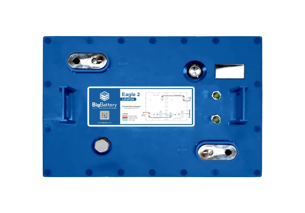 BigBattery 24V EAGLE 2 64Ah 1.63kWh LiFePO4 Battery