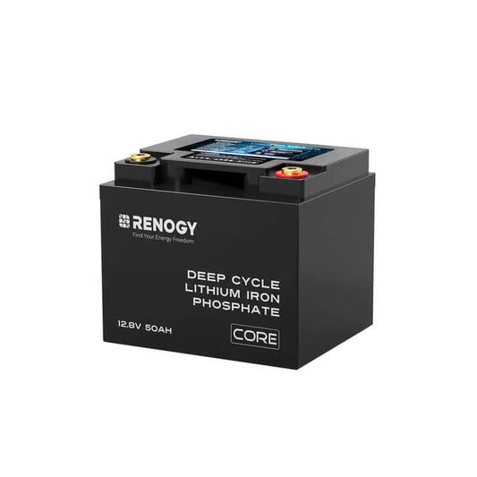 Renogy 12V 50Ah Deep Cycle Lithium Iron Phosphate Battery | Core Series