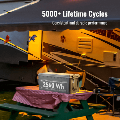 RICH SOLAR - ALPHA 4 | 24V 100Ah LiFePO4 Battery | Powerful 24V Lithium Battery