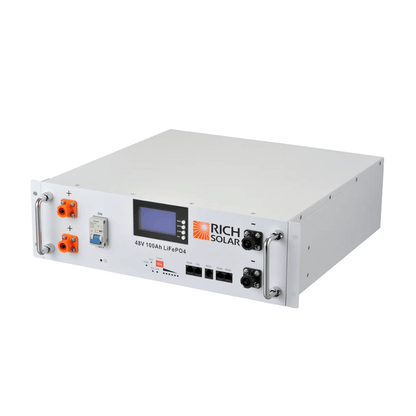 RICH SOLAR - ALPHA 5 | 48V 100Ah LiFePO4 Battery | Premium 48V Server Rack Lithium Battery