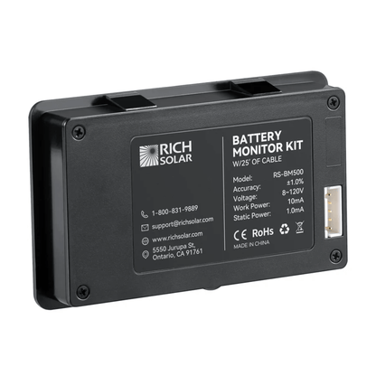 RICH SOLAR 500 Amp Battery Monitor with Shunt