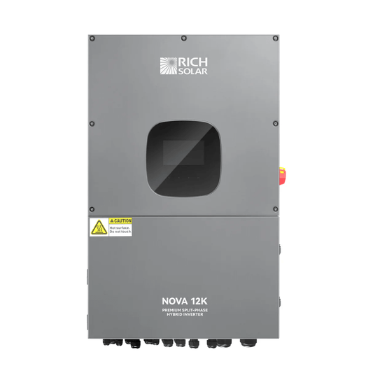 RICH SOLAR -NOVA 12K - 12000 Watt 48V Split Phase Hybrid Inverter