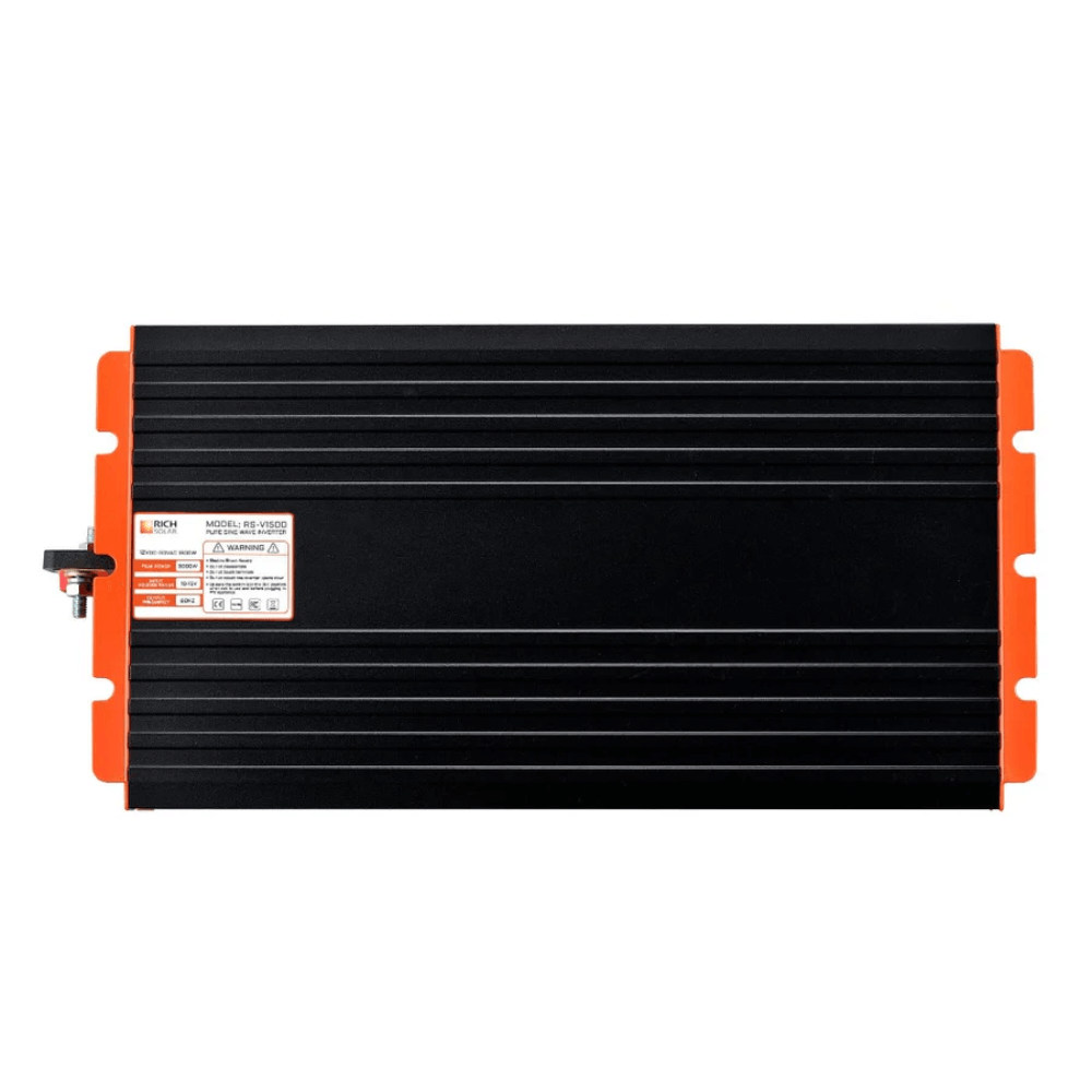 RICH SOLAR NOVA PURE 1.5K - 1500 (1.5kW) Watt 12 Volt Industrial Pure Sine Wave Inverter