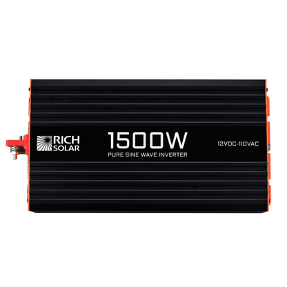 RICH SOLAR NOVA PURE 1.5K - 1500 (1.5kW) Watt 12 Volt Industrial Pure Sine Wave Inverter