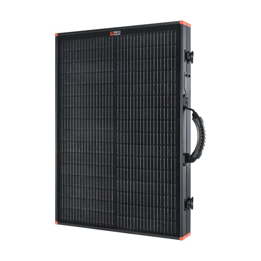 Rich Solar - MEGA 100 Portable Briefcase Charging Kit - 100 Watt Portable Solar Panel
