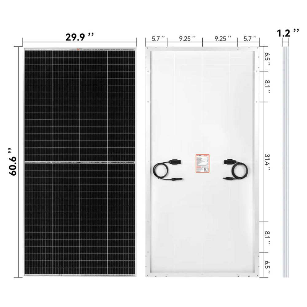 RICH SOLAR - MEGA 250 PRO 250 Watt 24 Volt Solar Panel