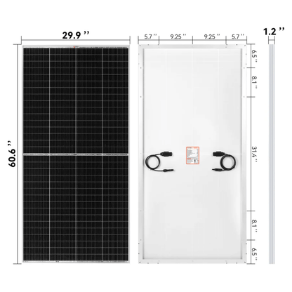 RICH SOLAR - MEGA 250 PRO 250 Watt 24 Volt Solar Panel