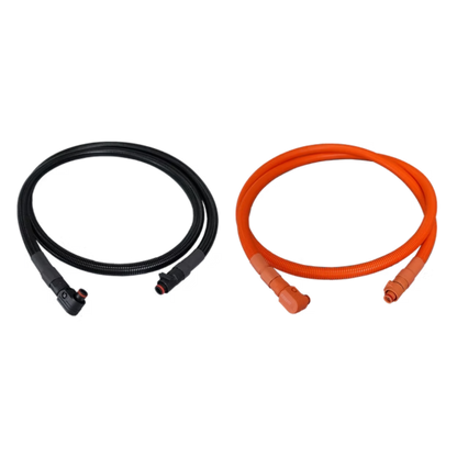 RUiXU 1/0 AWG cable for RUiXU RX9MP Busbar - Orange+ Black - One Pair