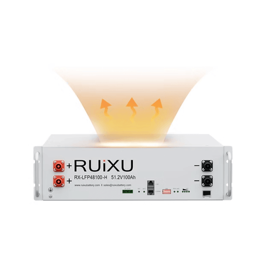 RUiXU RX-LFP48100-H 19" Rack Mounted 3U Module Self-heating UL1973 9540A CEC SGIP
