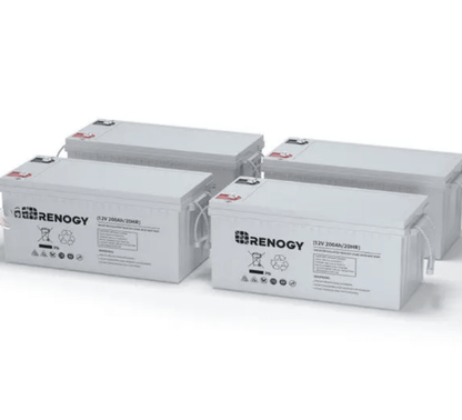 Renogy 12V 100Ah/200Ah Deep Cycle AGM Battery