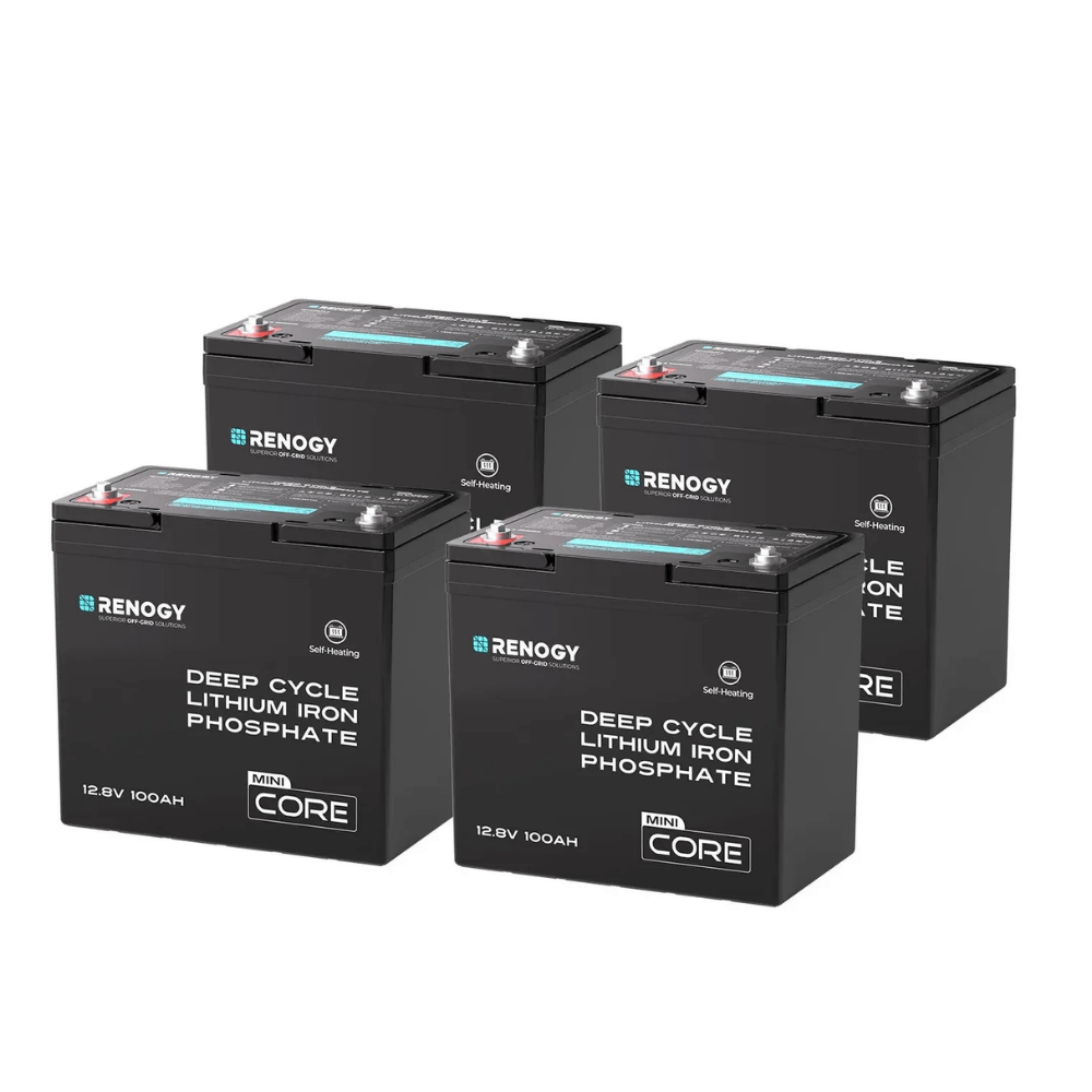 Renogy Mini Size 12.8V 100Ah Lithium Iron Phosphate Battery