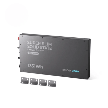 Renogy 12V 104Ah Super Slim Solid State Lithium Iron Phosphate Battery | Rego Series