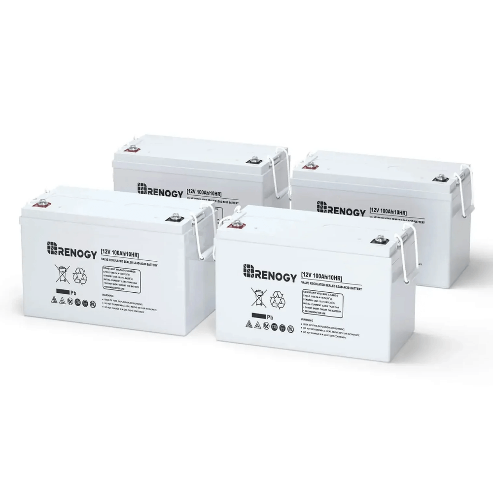 Renogy 12V 100Ah/200Ah Deep Cycle AGM Battery