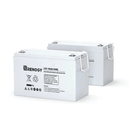 Renogy 12V 100Ah/200Ah Deep Cycle AGM Battery