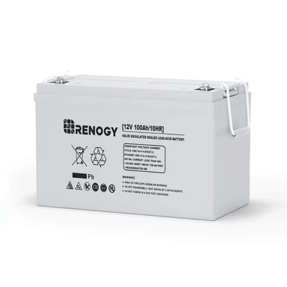 Renogy 12V 100Ah/200Ah Deep Cycle AGM Battery