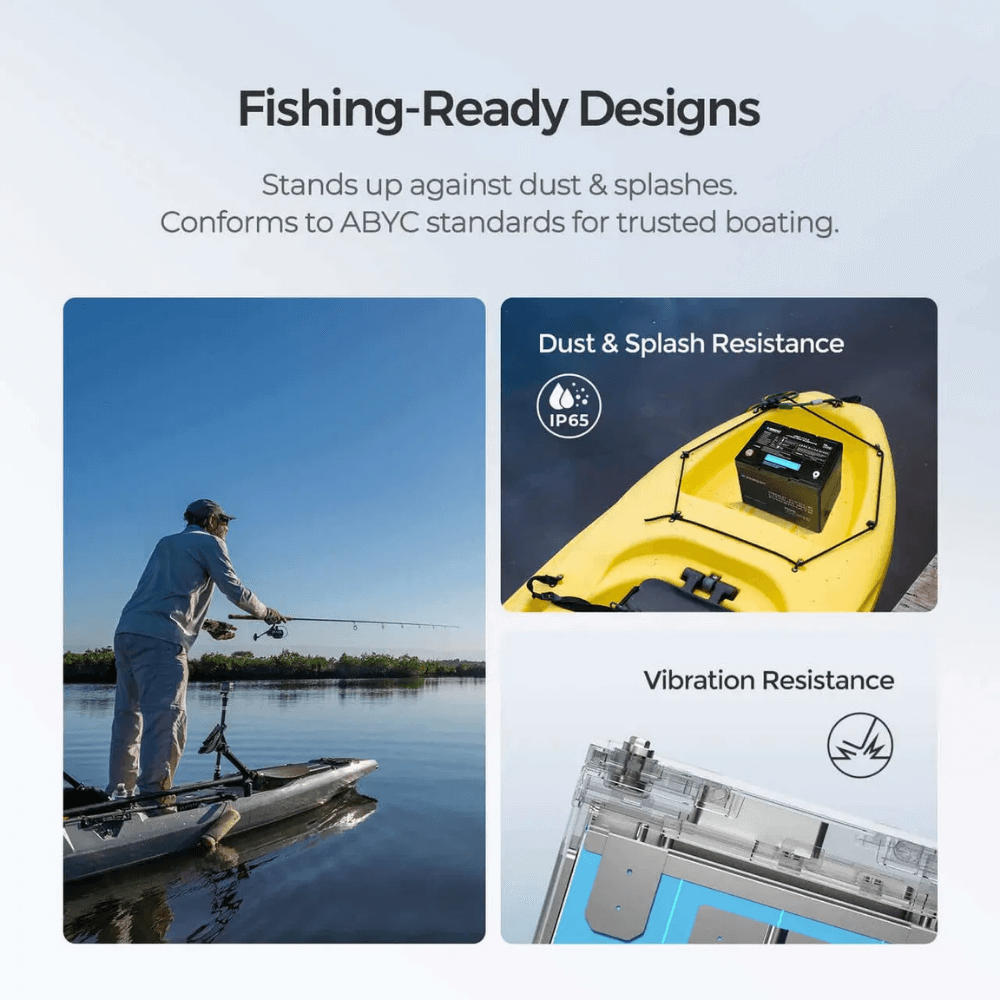 Renogy Mini Size 12.8V 100Ah Lithium Iron Phosphate Battery