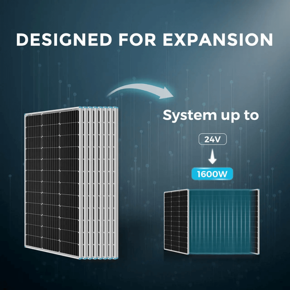 Renogy Premium Off-Grid Solar Kit 800W 12V/24V | Optional Smart Monitoring