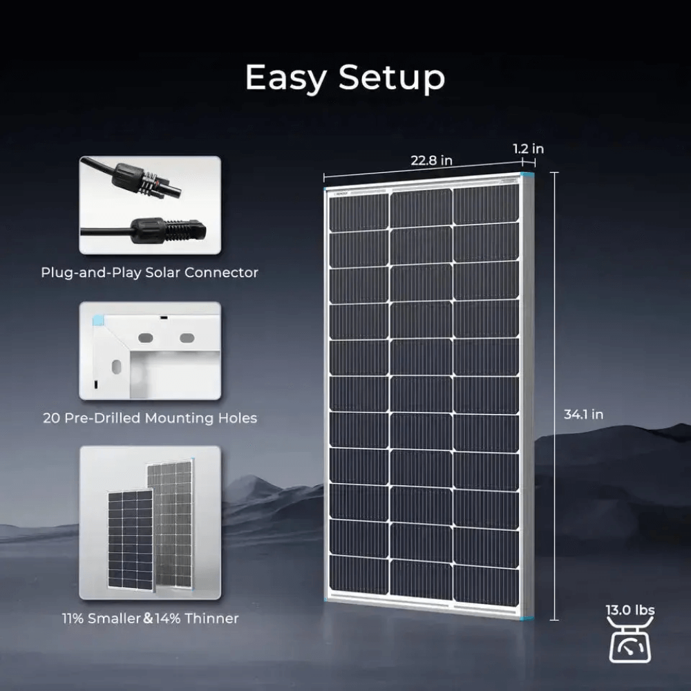 Renogy Premium Off-Grid Solar Kit 800W 12V/24V | Optional Smart Monitoring