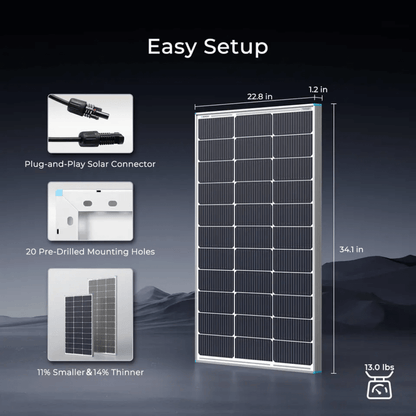 Renogy Premium RV Solar Kit 600W 12V/24V | Optional Smart Monitoring