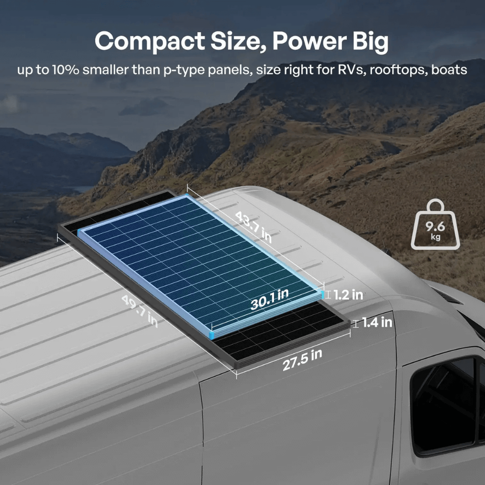 Renogy ShadowFlux 120W N-Type Anti-Shading Solar Panel