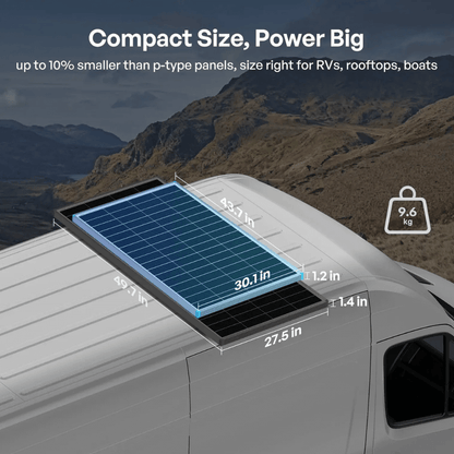 Renogy ShadowFlux 120W N-Type Anti-Shading Solar Panel