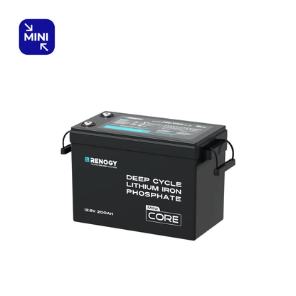 Renogy 12V 200Ah LiFePO4 Battery w/ Low-Temperature Protection