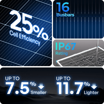 Renogy 100/175/200W N-Type Solar Panel