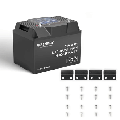 Renogy 12V 100Ah/200Ah Smart LiFePO4 Battery w/ Bluetooth & Self-Heating | Pro Series