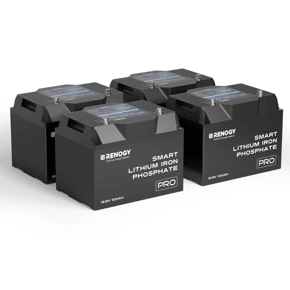 Renogy 12V 100Ah/200Ah Smart LiFePO4 Battery w/ Bluetooth & Self-Heating | Pro Series