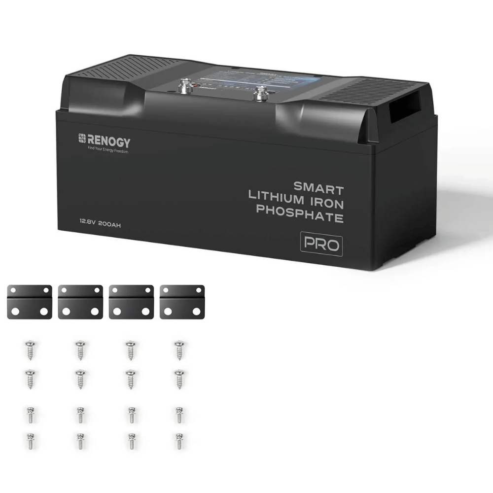 Renogy 12V 100Ah/200Ah Smart LiFePO4 Battery w/ Bluetooth & Self-Heating | Pro Series
