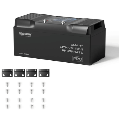 Renogy 12V 100Ah/200Ah Smart LiFePO4 Battery w/ Bluetooth & Self-Heating | Pro Series