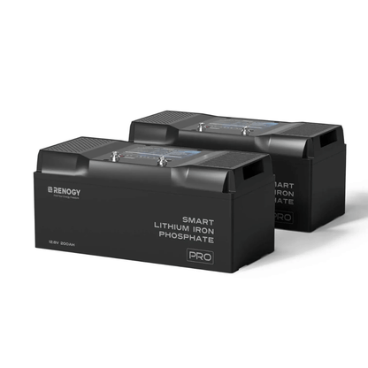 Renogy 12V 100Ah/200Ah Smart LiFePO4 Battery w/ Bluetooth & Self-Heating | Pro Series