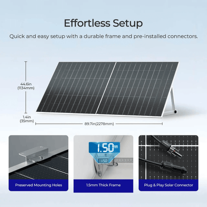 Renogy 590W N-Type Bifacial Solar Panel（2-Pack）