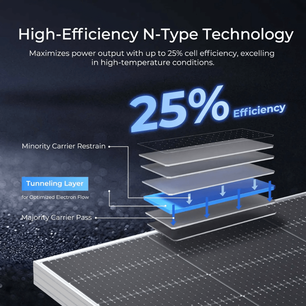 Renogy 590W N-Type Bifacial Solar Panel（2-Pack）