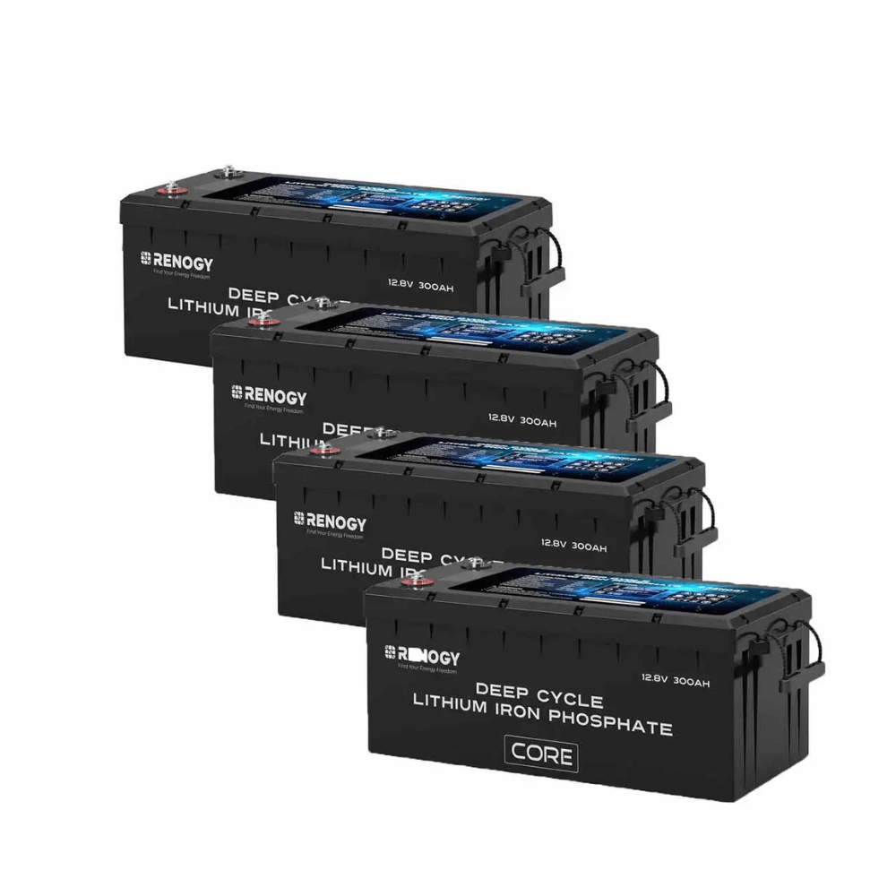 Renogy 12V 300Ah LiFePO4 Battery w/ Low-Temperature Protection