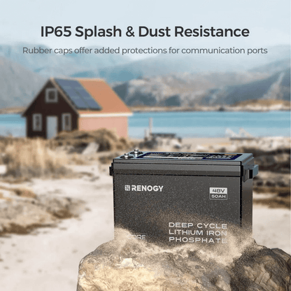 Renogy 48V 50Ah Smart Lithium Iron Phosphate Battery w/Self-heating | Core Series