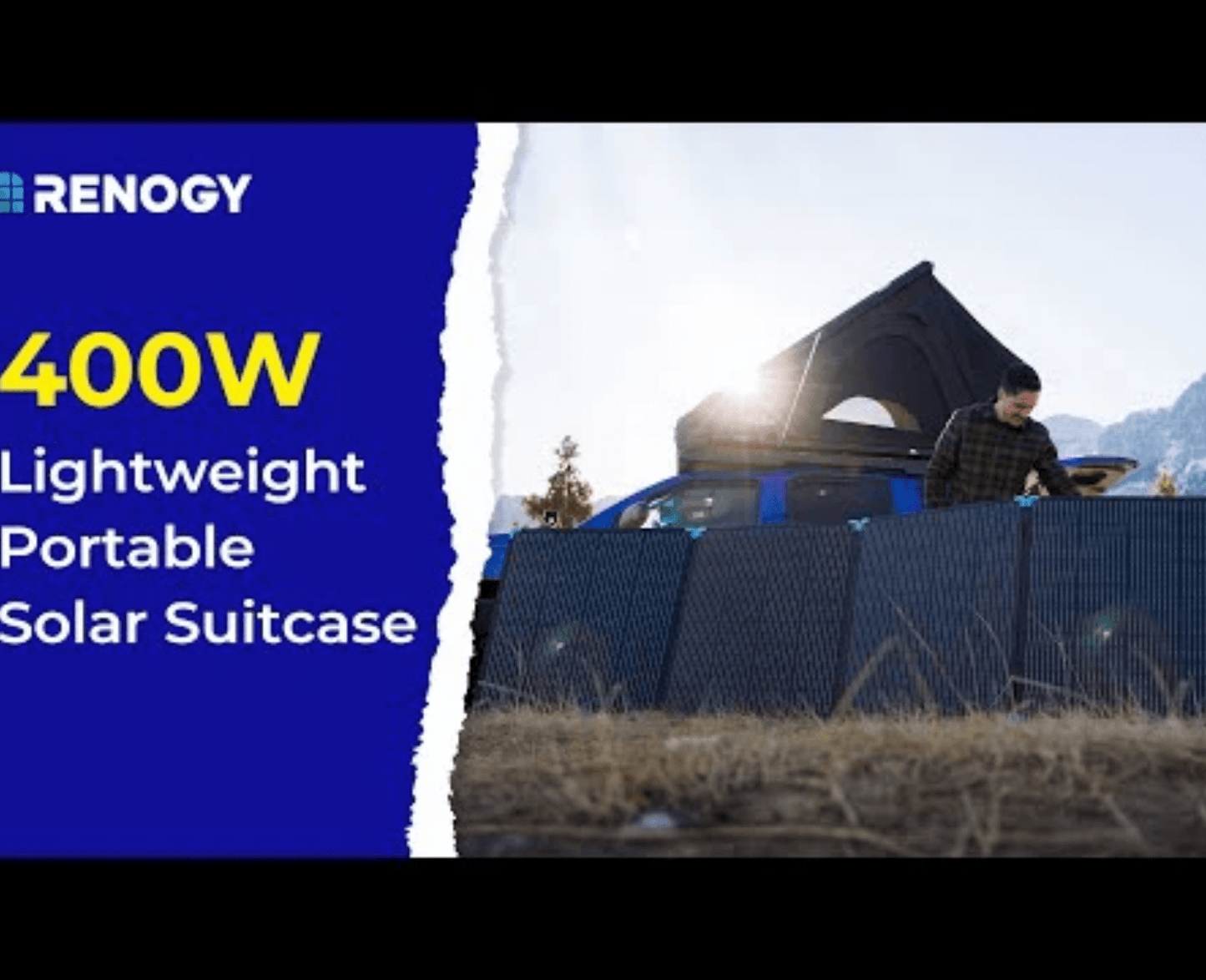 Renogy 400W Lightweight Portable Solar Panel Suitcase