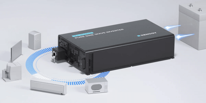 Renogy 3000W 12V Pro Pure Sine Wave Inverter with EcoSleep Mode