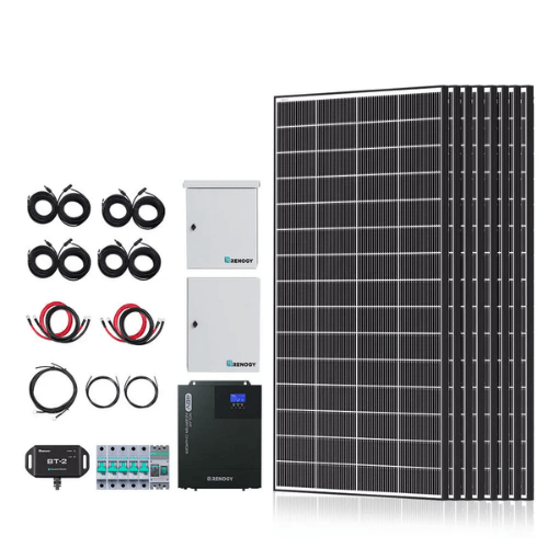 Renogy Complete Cabin Solar Kit 1200W 2500W | Optional 9.6kWh Deep-Cycle AGM / LiFePO4 Batteries