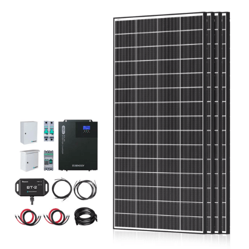 Renogy Complete Cabin Solar Kit 1200W 2500W | Optional 9.6kWh Deep-Cycle AGM / LiFePO4 Batteries