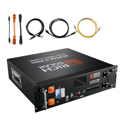 RICH SOLAR - NOVA 12K PV Hybrid Inverter Solar Kit | 61.44kWH Server Lithium Battery [KIT-SR0002]