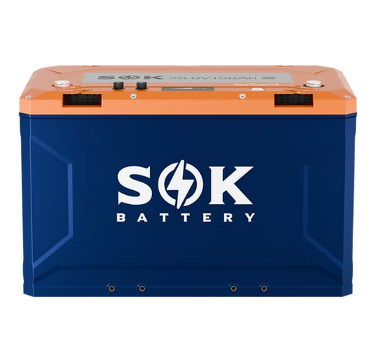 SOK 24V150Ah Battery,Built-in heater & Bluetooth,Victron CAN Comms