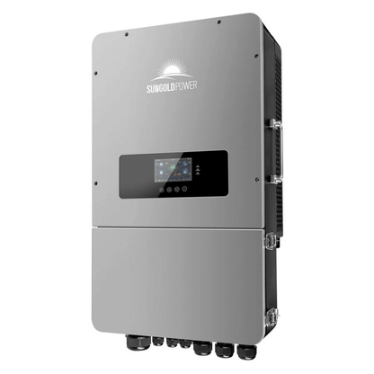SunGoldPower - 10,000W Hybrid Inverter 48V Split Phase Grid Feedback Batteryless
