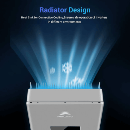 SunGoldPower - High Voltage 11.4KW Hybrid Split Phase Inverter with APS Transmitter