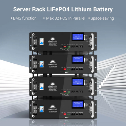 SunGoldPower - 48V 100AH Server Rack LiFePO4 Lithium Battery