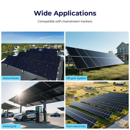 SunGoldPower - 415W Mono Black PERC Solar Panel UL 61730