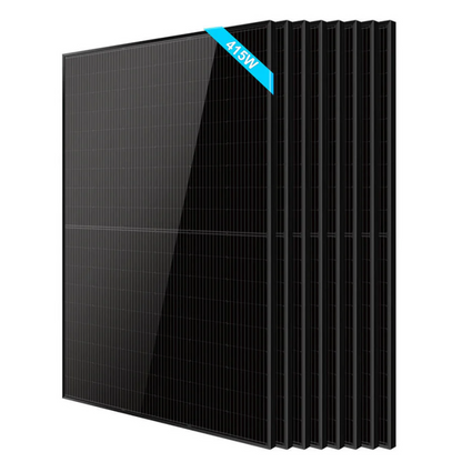 SunGoldPower - 415W Mono Black PERC Solar Panel UL 61730